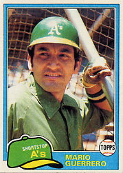 1981 Topps Baseball Cards      547     Mario Guerrero